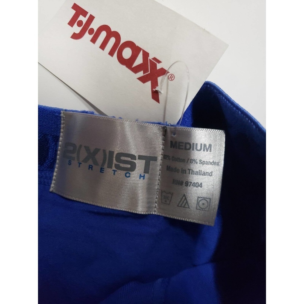 2(X)IST Underwear Mens Medium Blue Logo Cotton Stretch Elastic Waist Hip Brief - Picture 4 of 4